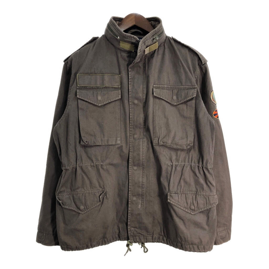 TOMMY HILFIGER トミーヒルフィガー ミリタリージャケット カーキ (メンズ XL) 中古 古着 T2540拍卖