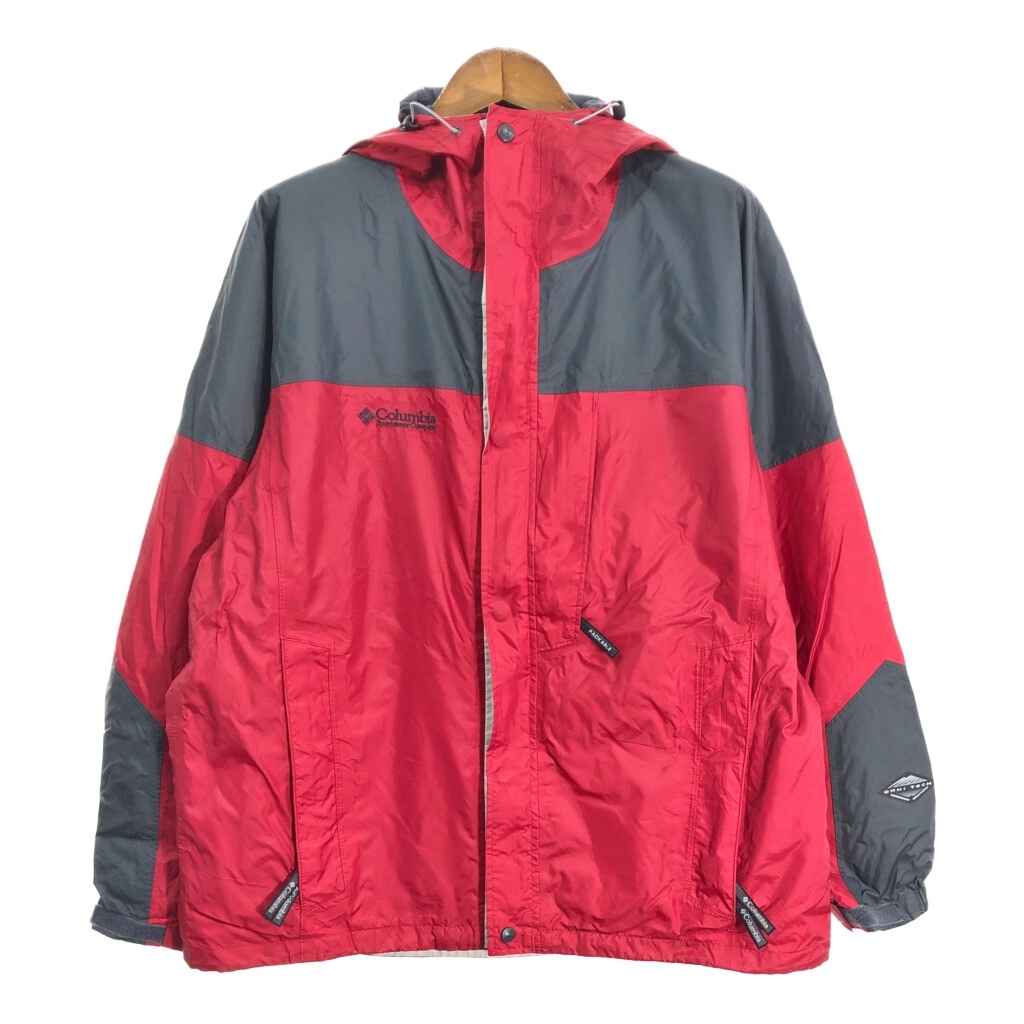 Columbia コロンビア マウンテンパーカー アウトドア レッド (メンズ L) 中古 古着 S8633拍卖