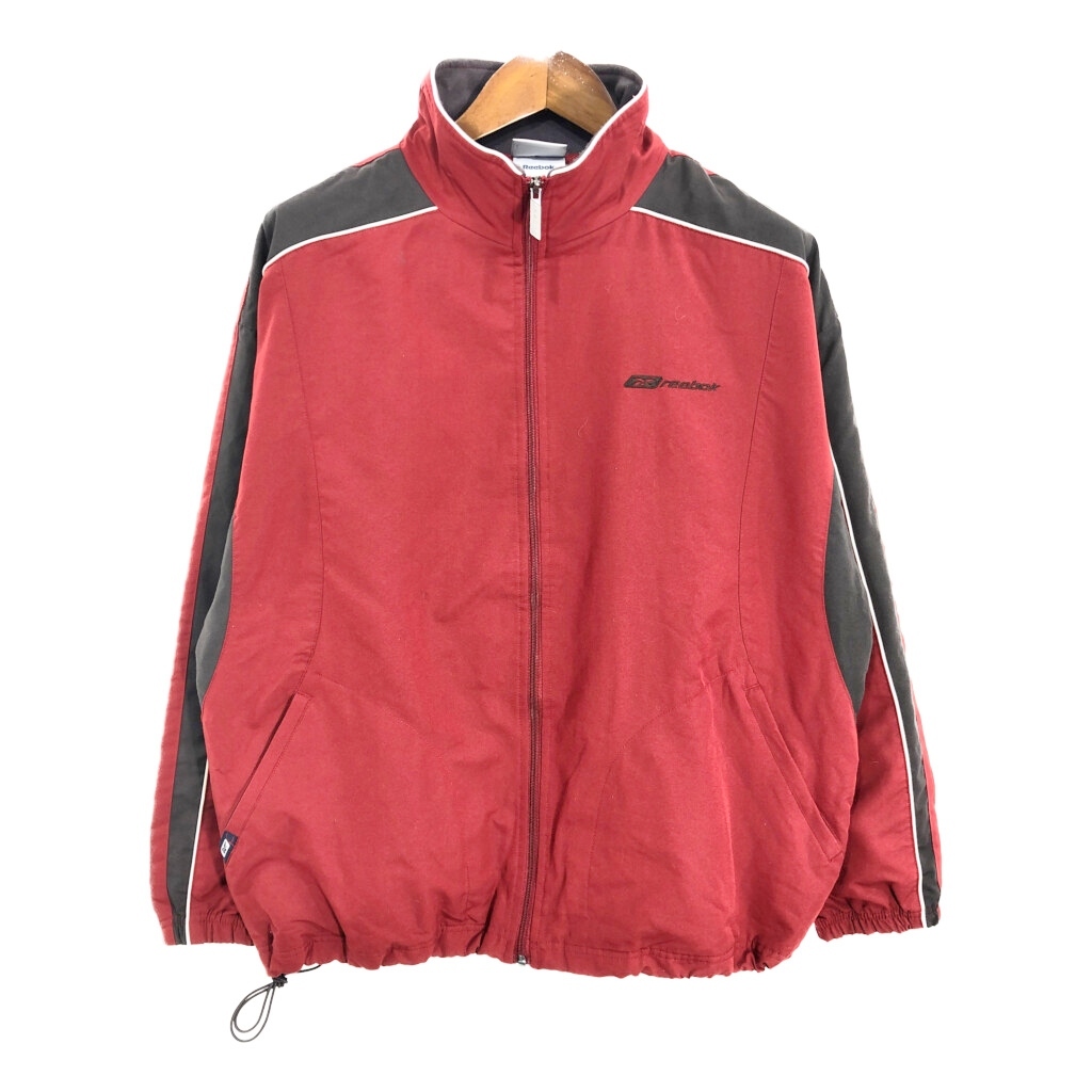 00年代 Reebok リーボック トラックジャケット スポーツ レッド (メンズ S) 中古 古着 S8643拍卖