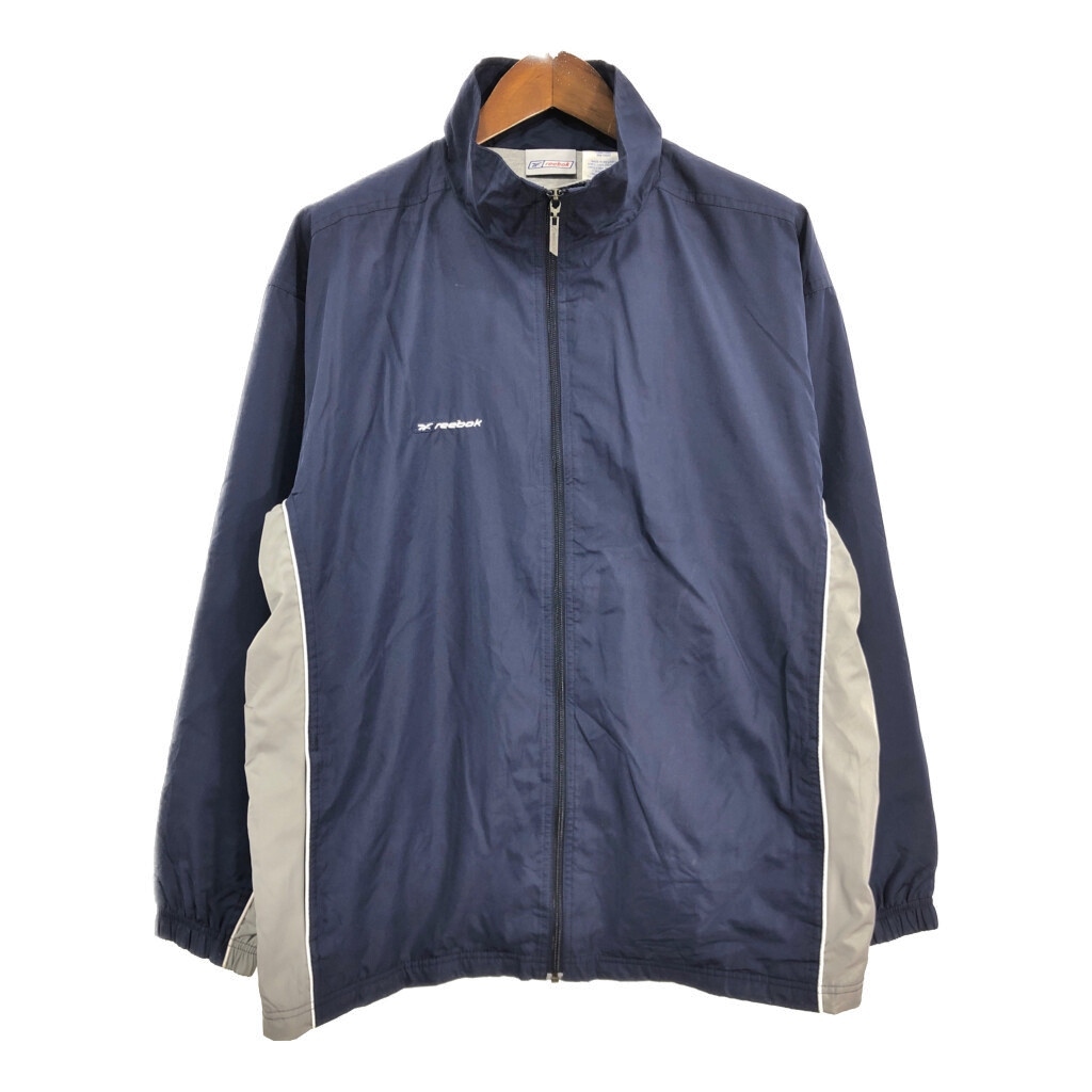 Reebok リーボック トラックジャケット スポーツ ネイビー (メンズ L) 中古 古着 S9067拍卖