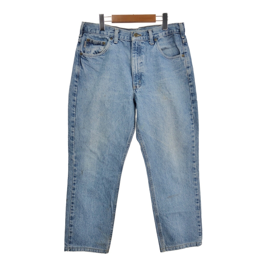 Carhartt カーハート デニムパンツ ブルー (メンズ W36 L30) 中古 古着 S9186拍卖