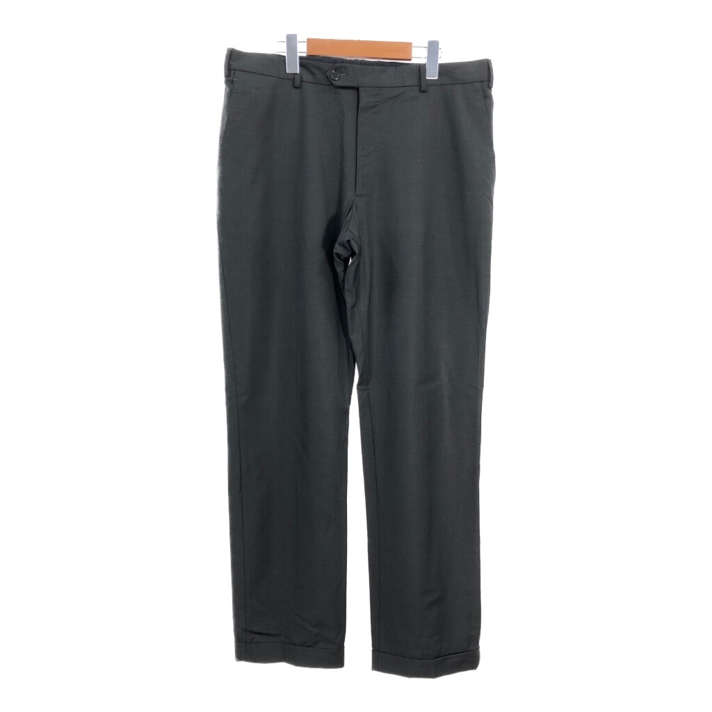 ARMANI COLLEZIONI アルマーニ コレッツォーニ スラックスパンツ ブラック (メンズ 36 R) 中古 古着 S9262拍卖