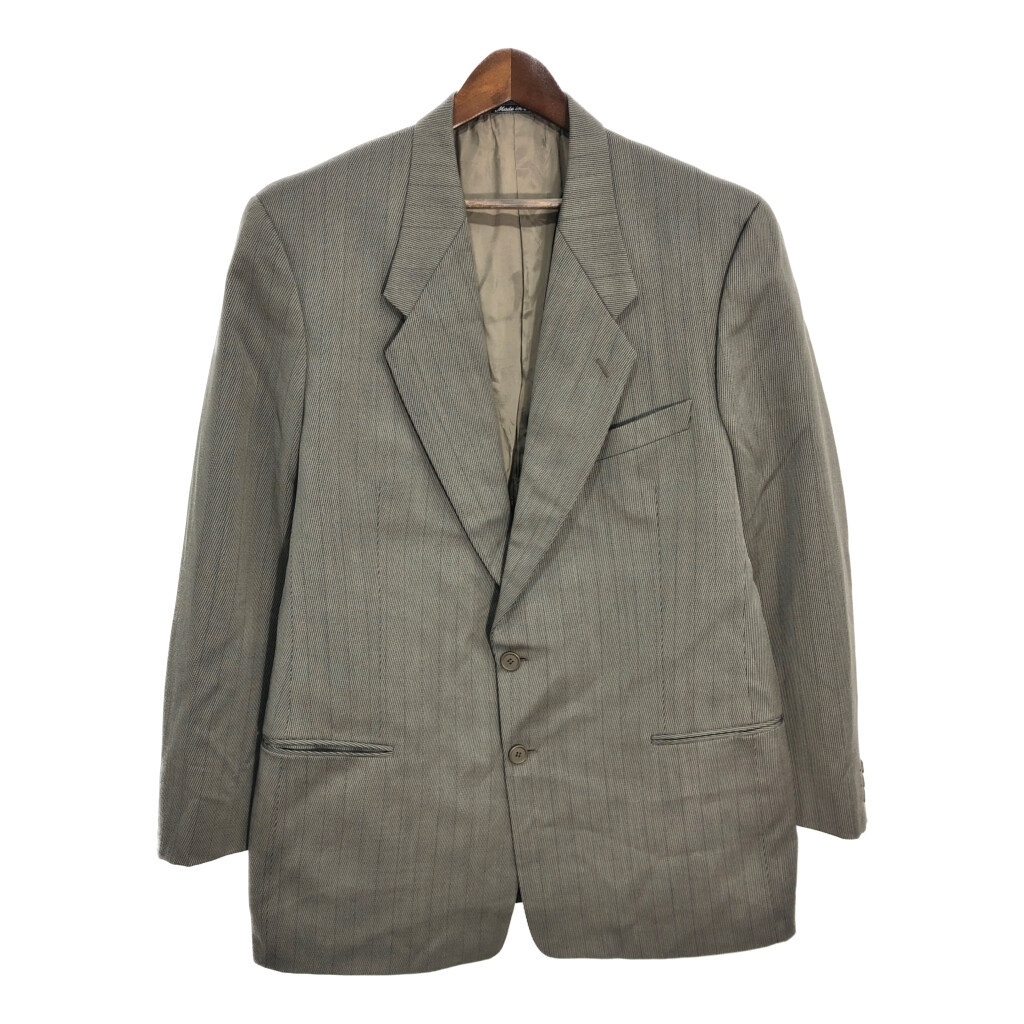 イタリア製 GIORGIO ARMANI ジョルジオ アルマーニ テーラードジャケット ブラウン (メンズ 44 L) 中古 古着 T0344拍卖