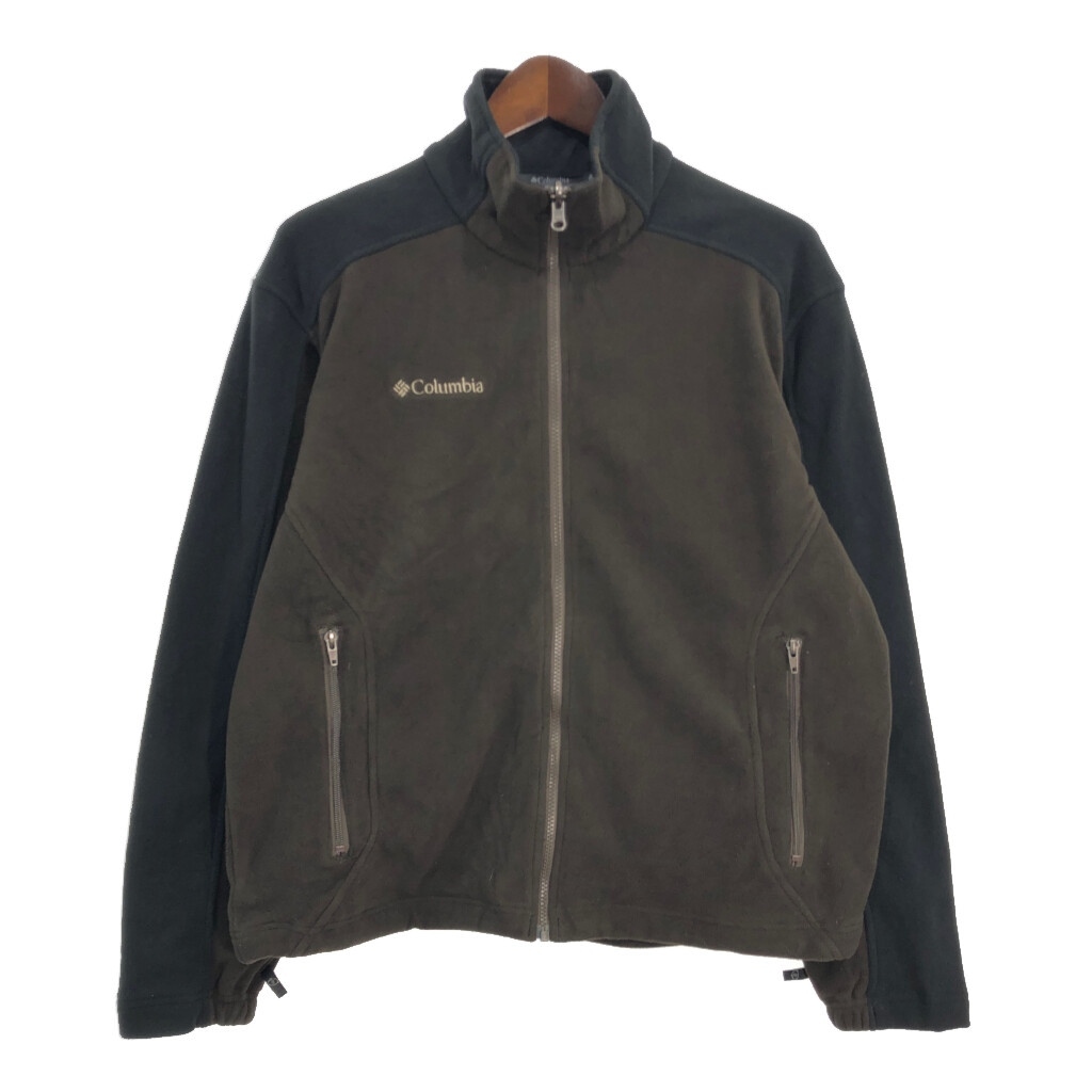 Columbia コロンビア フリースジャケット アウトドア ブラウン (メンズ M) 中古 古着 T0432拍卖