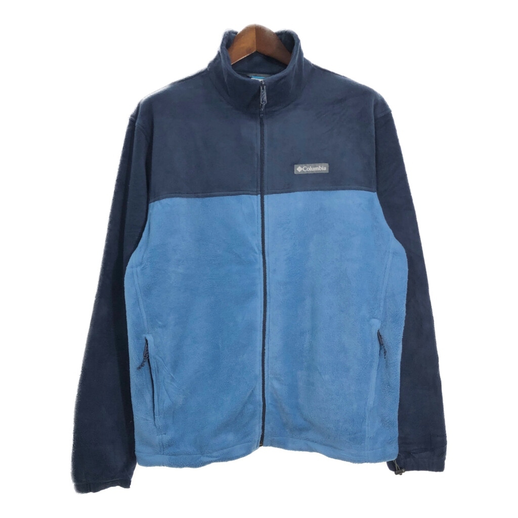 Columbia コロンビア フリースジャケット アウトドア ライトブルー (メンズ L) 中古 古着 T0439拍卖
