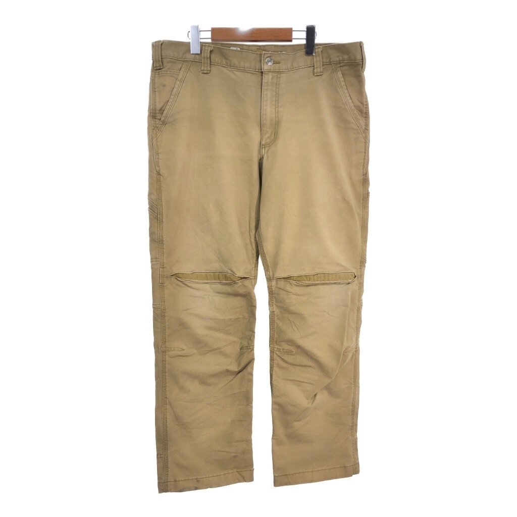 Carhartt カーハート ワークパンツ ベージュ (メンズ W38 L30) 中古 古着 T0616拍卖