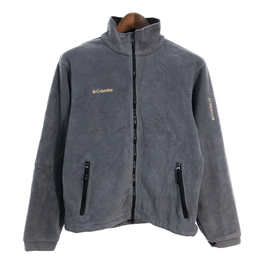 Columbia コロンビア TITANIUM フリースジャケット アウトドア グレー (メンズ M) 中古 古着 S5910拍卖
