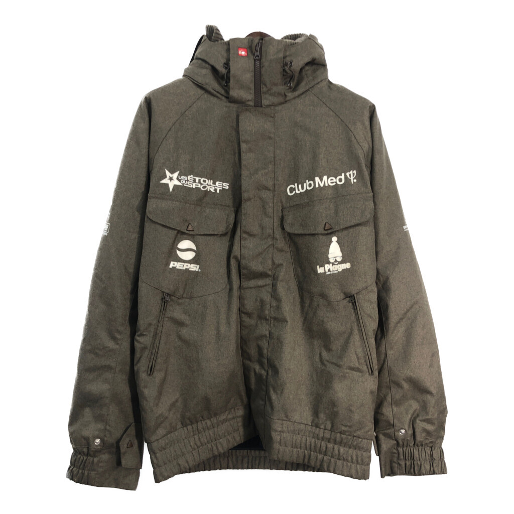Quiksilver クイックシルバー スキージャケット アウトドア スノースポーツ ブラウン (メンズ XL) 中古 古着 S5916拍卖