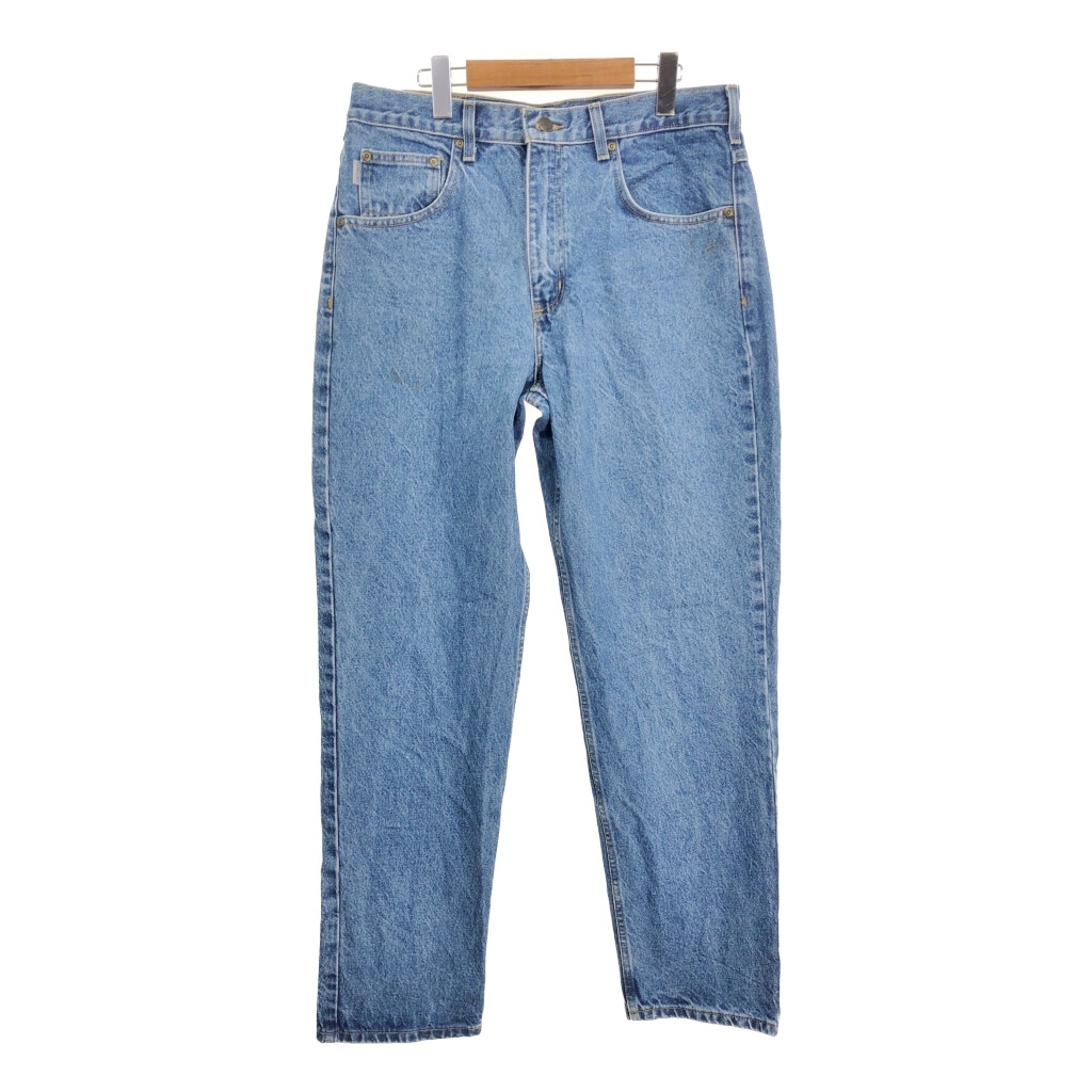 Carhartt カーハート デニムパンツ ブルー (メンズ W34 L32) 中古 古着 S5457拍卖