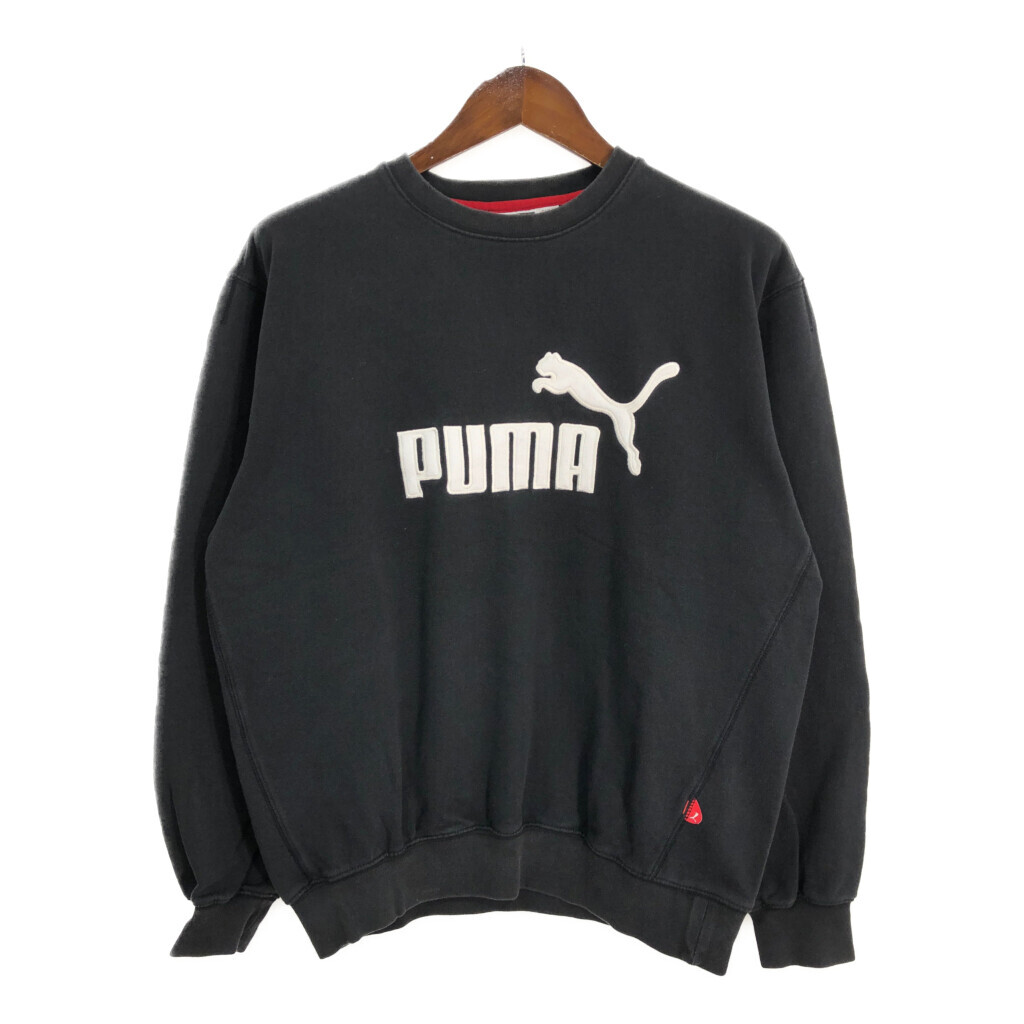 PUMA プーマ スウェット スポーツ ロゴ ブラック (メンズ M) 中古 古着 S5729拍卖