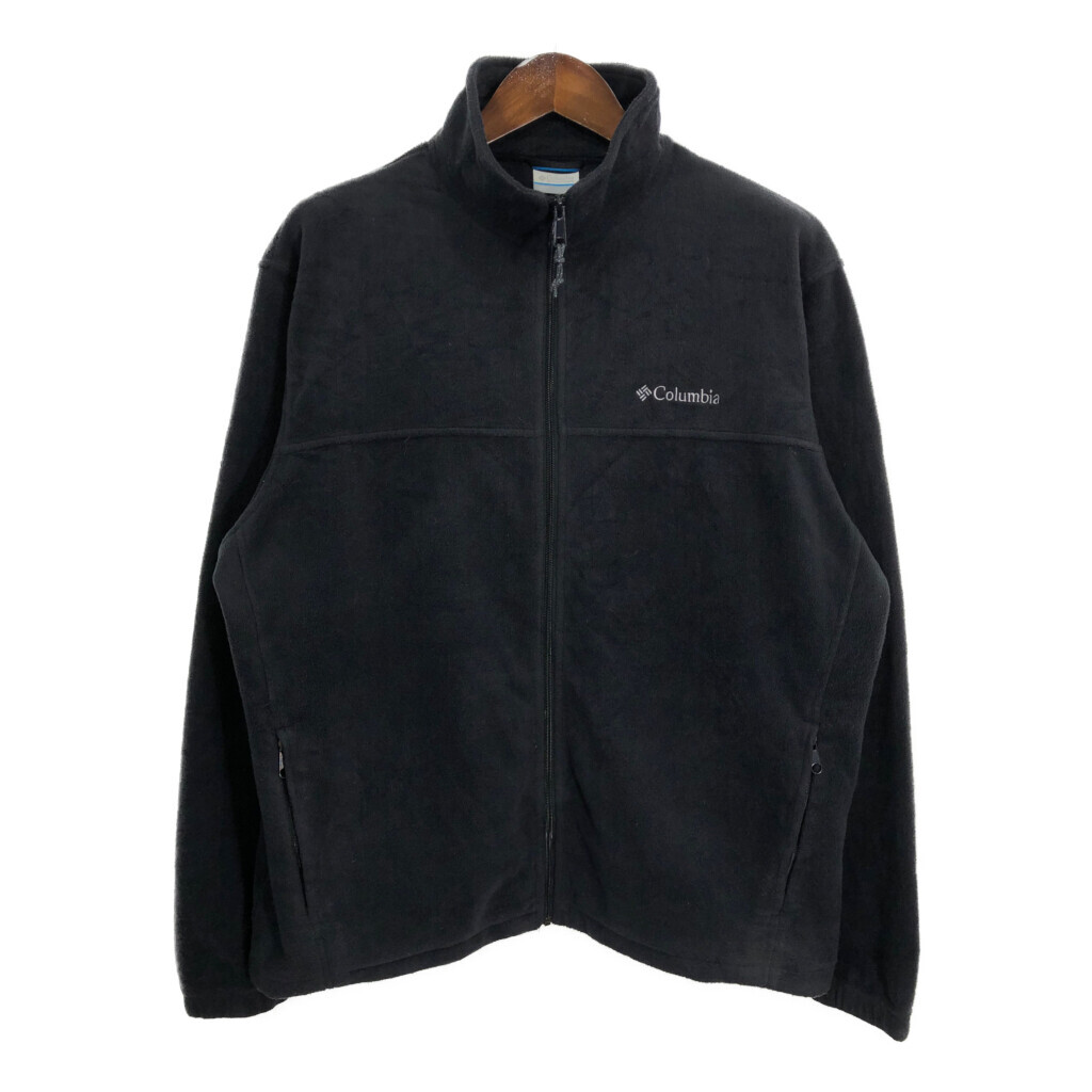 Columbia コロンビア フリースジャケット アウトドア ブラック (メンズ XL) 中古 古着 S5816拍卖