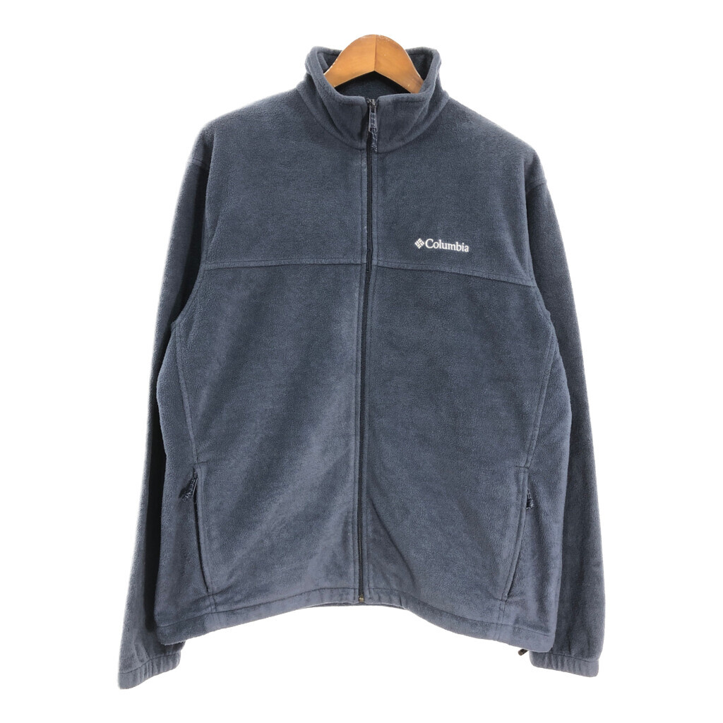Columbia コロンビア フリースジャケット アウトドア ネイビー (メンズ XL) 中古 古着 S5839拍卖