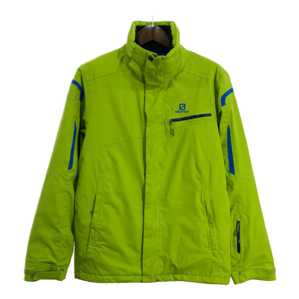 SALOMON サロモン 中綿ジャケット アウトドア ライトグリーン (メンズ M) 中古 古着 S6928拍卖