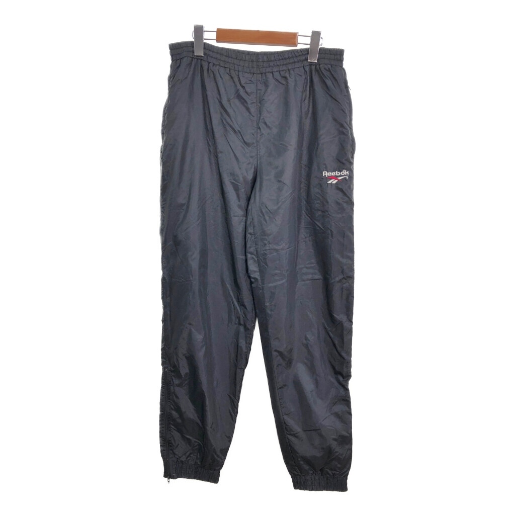 90年代 Reebok リーボック ナイロンパンツ スポーツ ブラック (メンズ M) 中古 古着 S1626拍卖