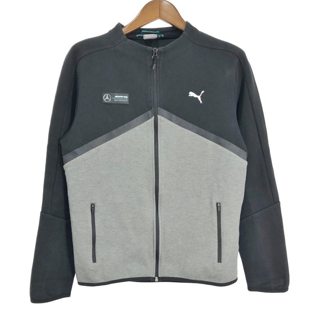PUMA プーマ トラックジャケット スポーツ 企業ロゴ グレー (メンズ M) 中古 古着 S1944拍卖