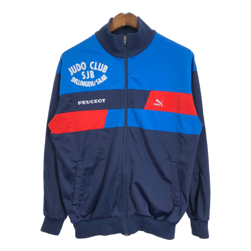90年代 PUMA プーマ トラックジャケット スポーツ ネイビー (メンズ 6) 中古 古着 S1980拍卖