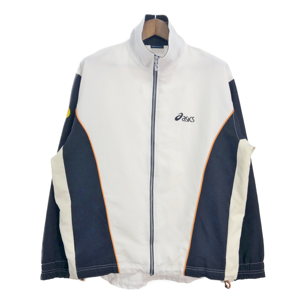 asics アシックス トラックジャケット スポーツ ホワイト (メンズ L) 中古 古着 S2951拍卖