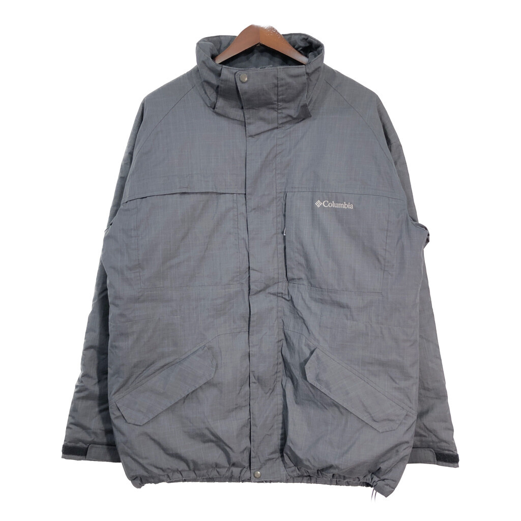 Columbia コロンビア 中綿 ジャケット アウトドア グレー (メンズ XL) 中古 古着 S3126拍卖