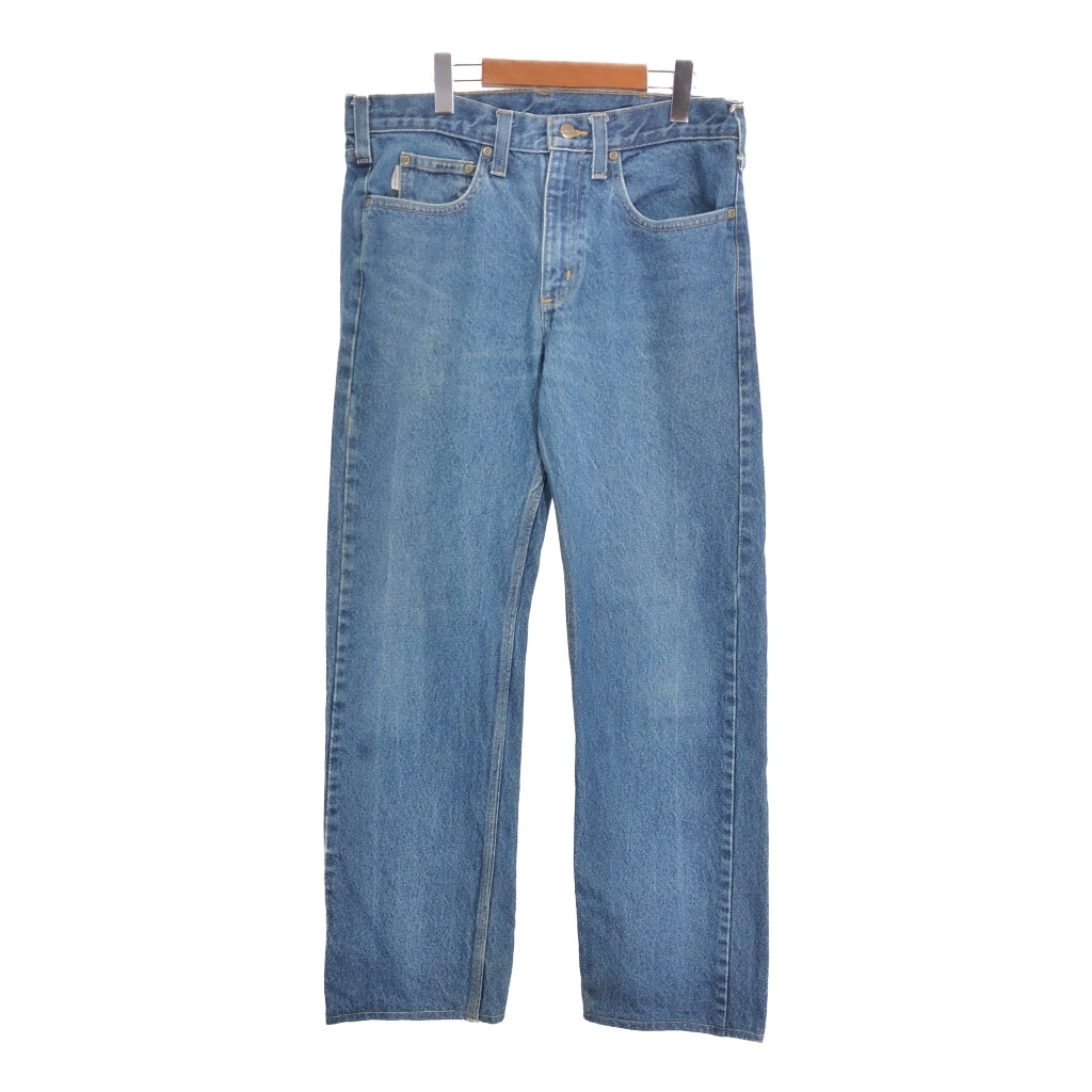 Carhartt カーハート デニムパンツ ワーク ブルー (メンズ W32 L32) 中古 古着 S3197拍卖