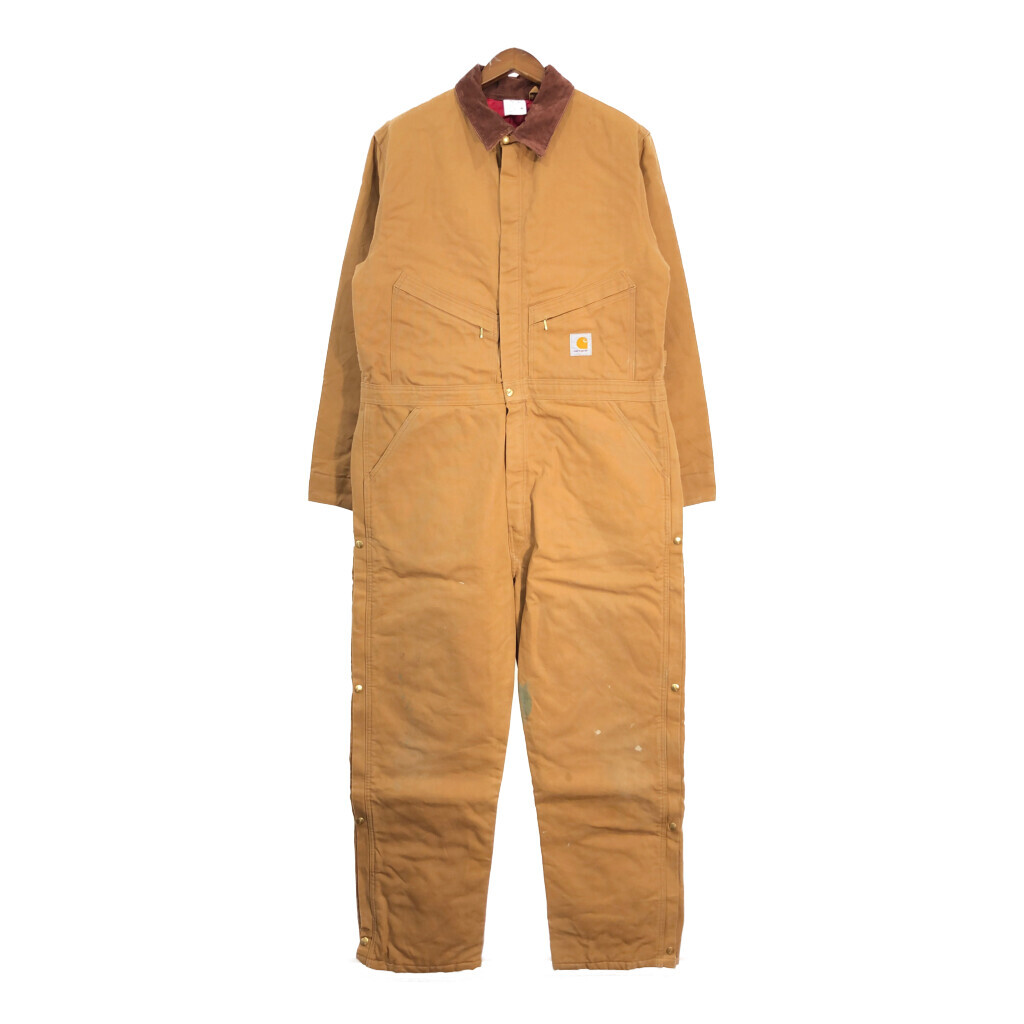 Carhartt カーハート ダック オールインワン ブラウン (メンズ 46) 中古 古着 R8058拍卖