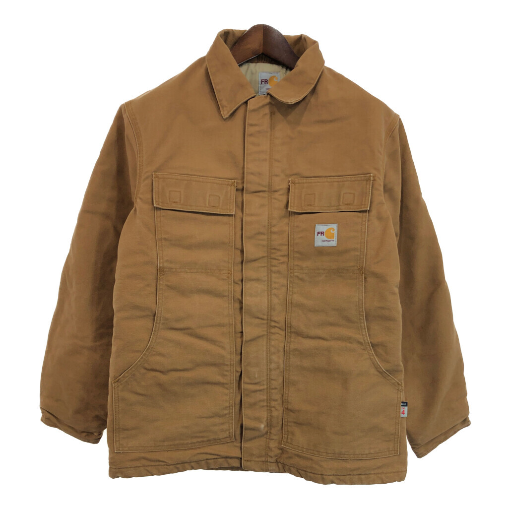Carhartt カーハート トラディショナルジャケット ワークジャケット FLAME-RESISTANT ブラウン (メンズ M REGULAER) 中古 古着 R8608拍卖