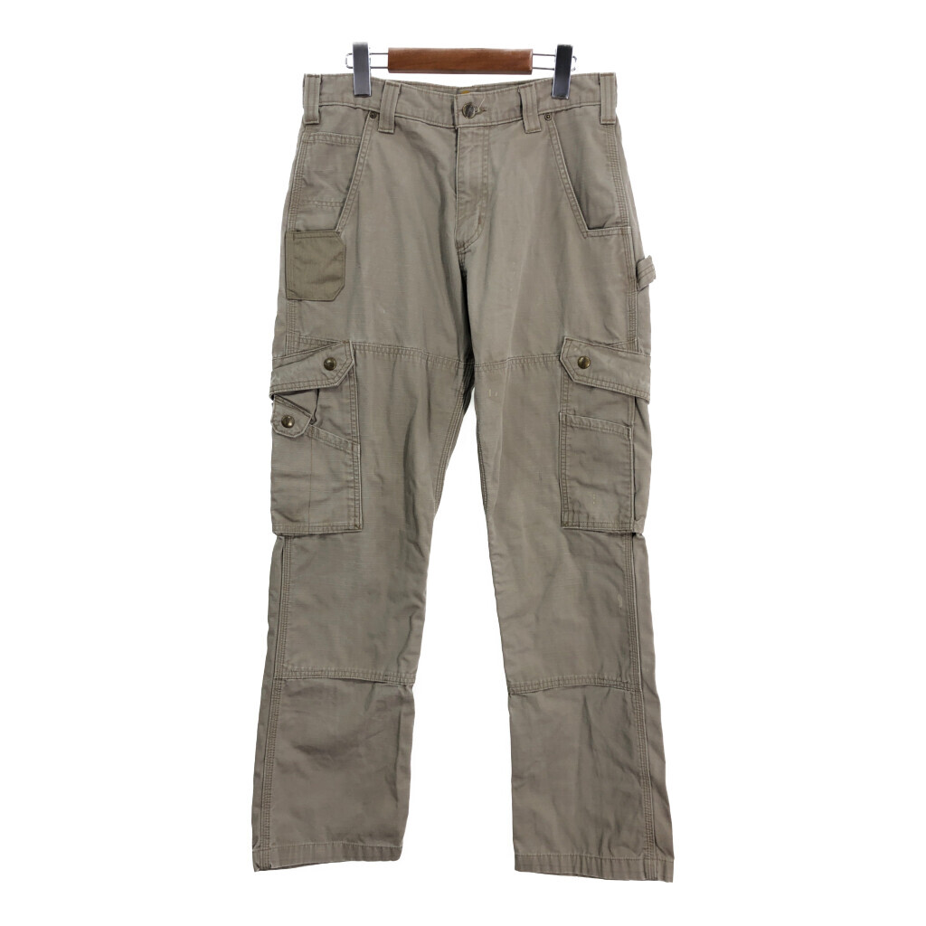 Carhartt カーハート カーゴ パンツ ベージュ (メンズ W31 L32) 中古 古着 R9213拍卖