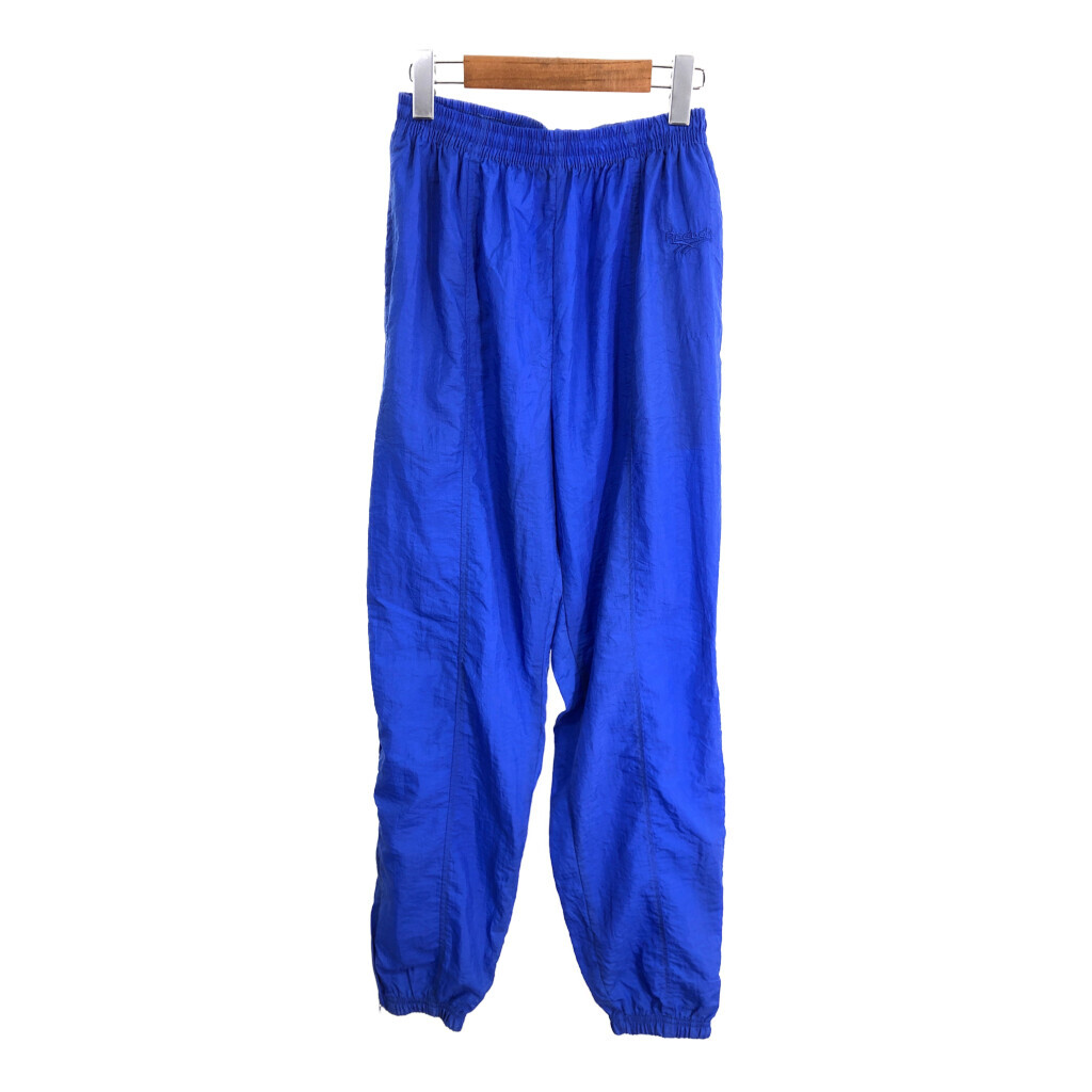 90年代 Reebok リーボック ナイロントラックパンツ ブルー (メンズ M) 中古 古着 S3790拍卖