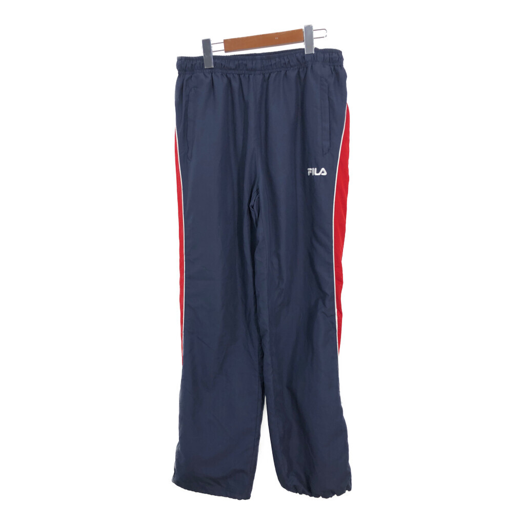 FILA フィラ トラックパンツ スポーツ ネイビー (メンズ L) 中古 古着 R4945拍卖
