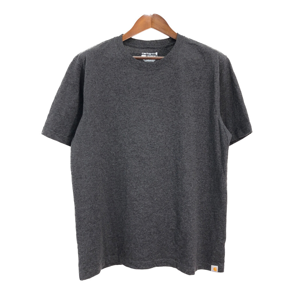 Carhartt カーハート 半袖Tシャツ 無地 グレー (メンズ L) 中古 古着 R5606拍卖