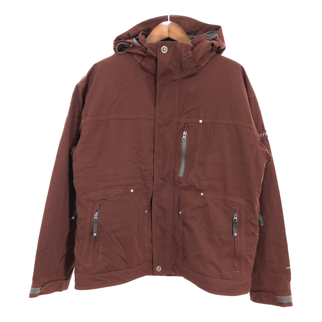 Columbia コロンビア TITANIUM マウンテンパーカー アウトドア ブラウン (メンズ XL) 中古 古着 R6129拍卖