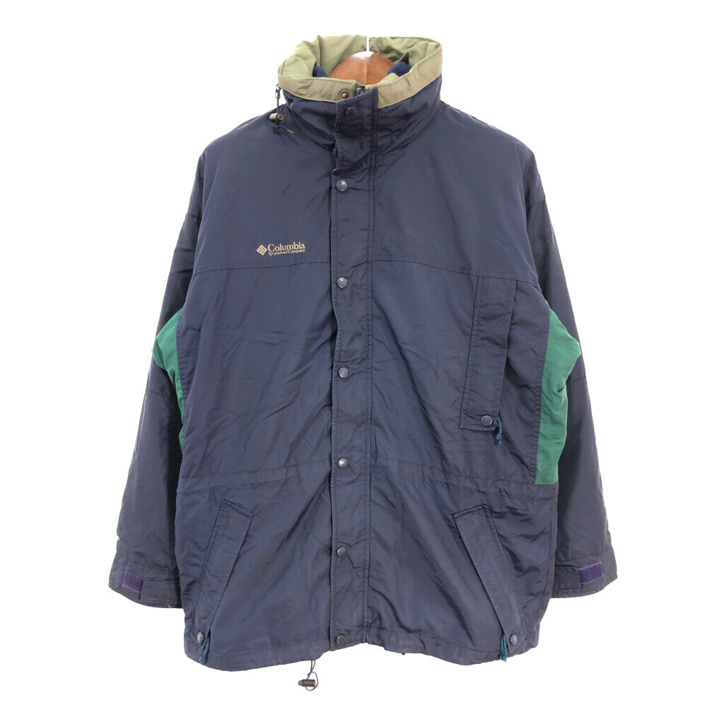 Columbia コロンビア Long's Peak マウンテンパーカー アウトドア ネイビー (メンズ M) 中古 古着 R6135拍卖