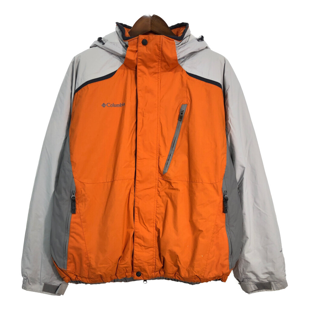 Columbia コロンビア OMNI-TECH マウンテンパーカー アウトドア オレンジ (メンズ XL) 中古 古着 R7300拍卖