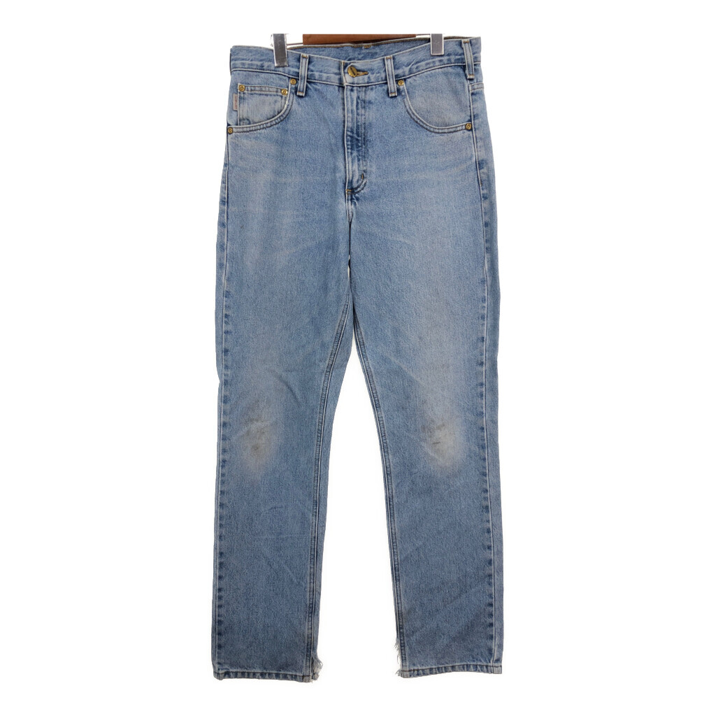 Carhartt カーハート デニムパンツ ブルー (メンズ W31 L32) 中古 古着 R3937拍卖