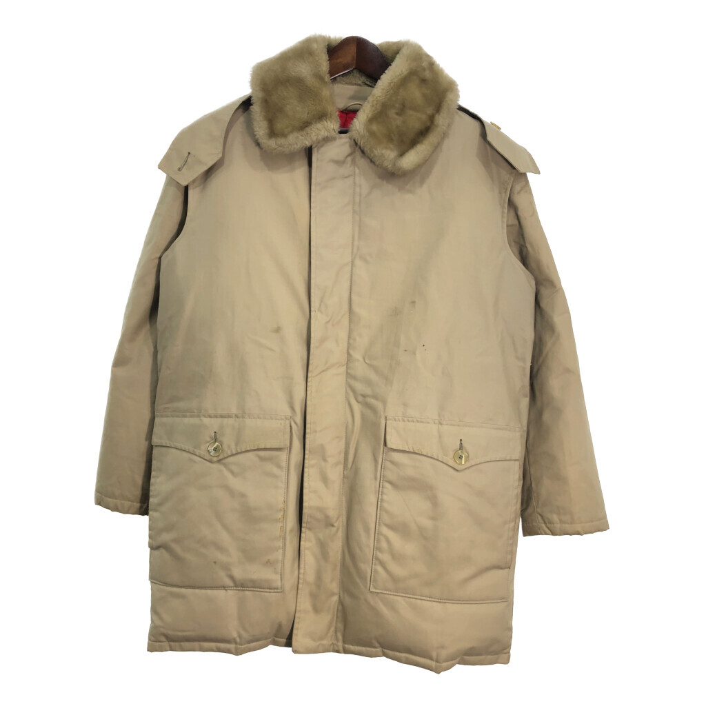 60年代 カナダ製 Abercrombie & Fitch アバクロ ダウンジャケット ヴィンテージ ベージュ (メンズ 40) 中古 古着 R6250拍卖