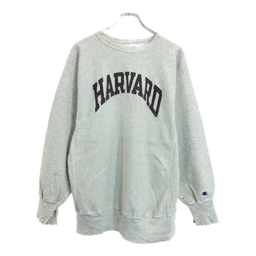 90年代 USA製 Champion チャンピオン REVERSE WEAVE リバースウィーブ HARVARD ハーバード スウェット(メンズ X-LARGE)中古 古着 V1768拍卖