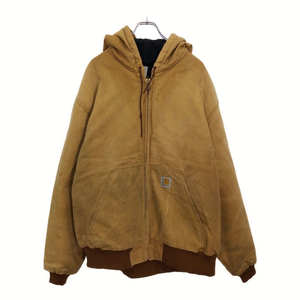 Carhartt カーハート アクティブジャケット ワーク 大きいサイズ ブラウン(メンズ 2XL相当)中古 古着 V2138拍卖
