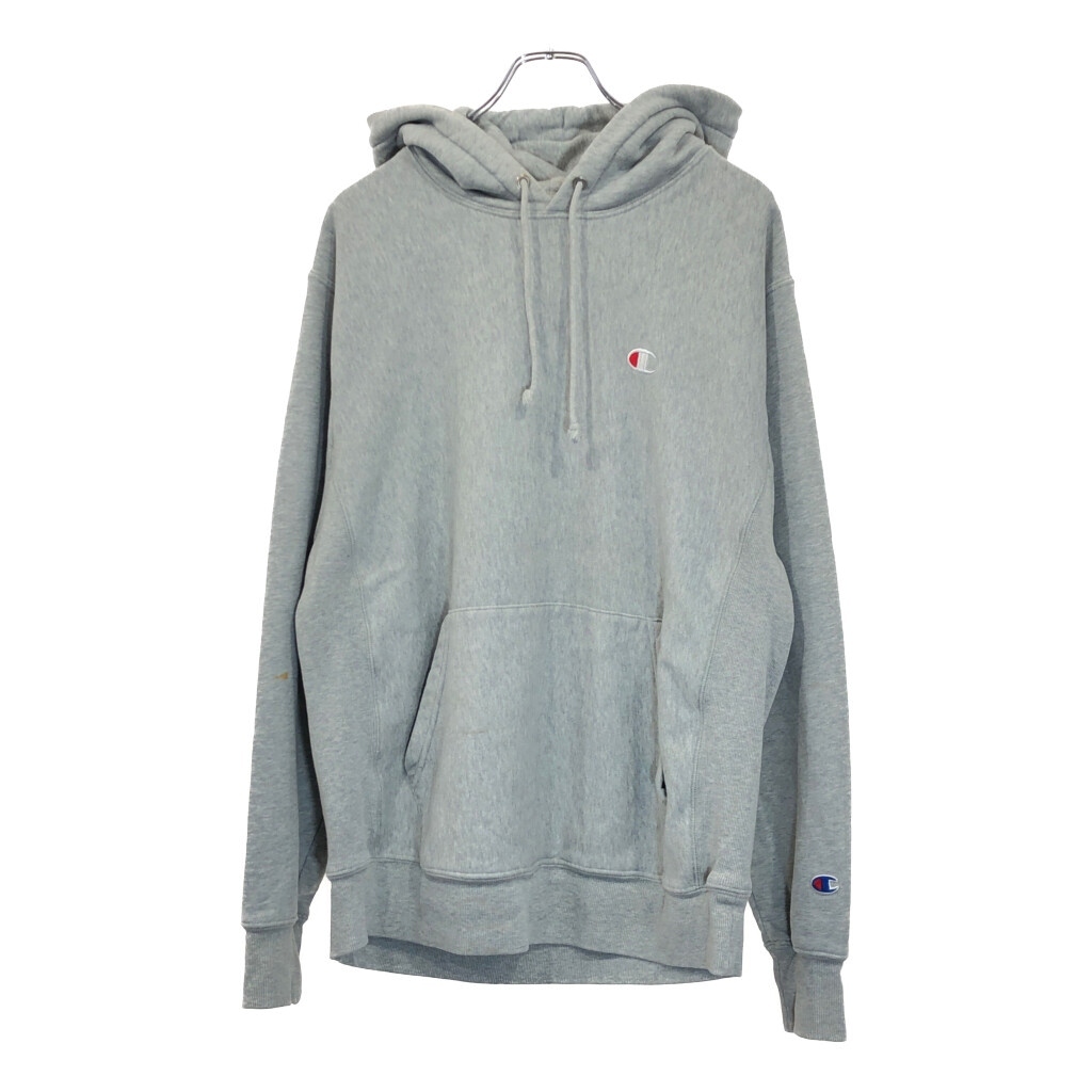 Champion チャンピオン REVERSE WEAVE リバースウィーブ スウェット パーカー グレー(メンズ M)中古 古着 v2198拍卖