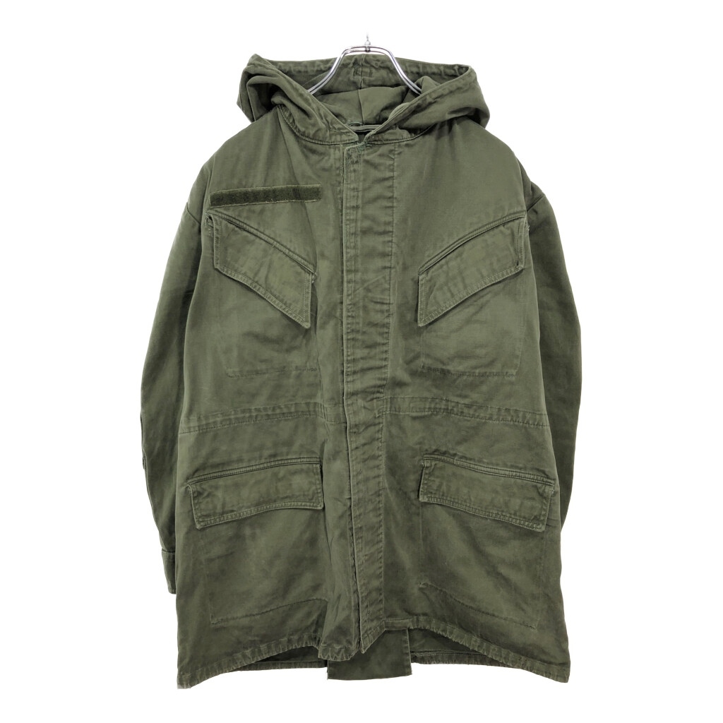70年代 ベルギー軍 M-64 フィールドジャケット ヴィンテージ アウトドア ユーロ ミリタリー オリーブ(メンズ 7F)中古 古着 v2390拍卖