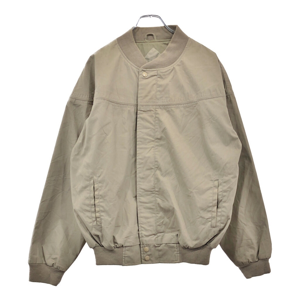 90年代 ORIGINAL WINDBREAKER ダービージャケット ベージュ(メンズ M)中古 古着 V3437拍卖