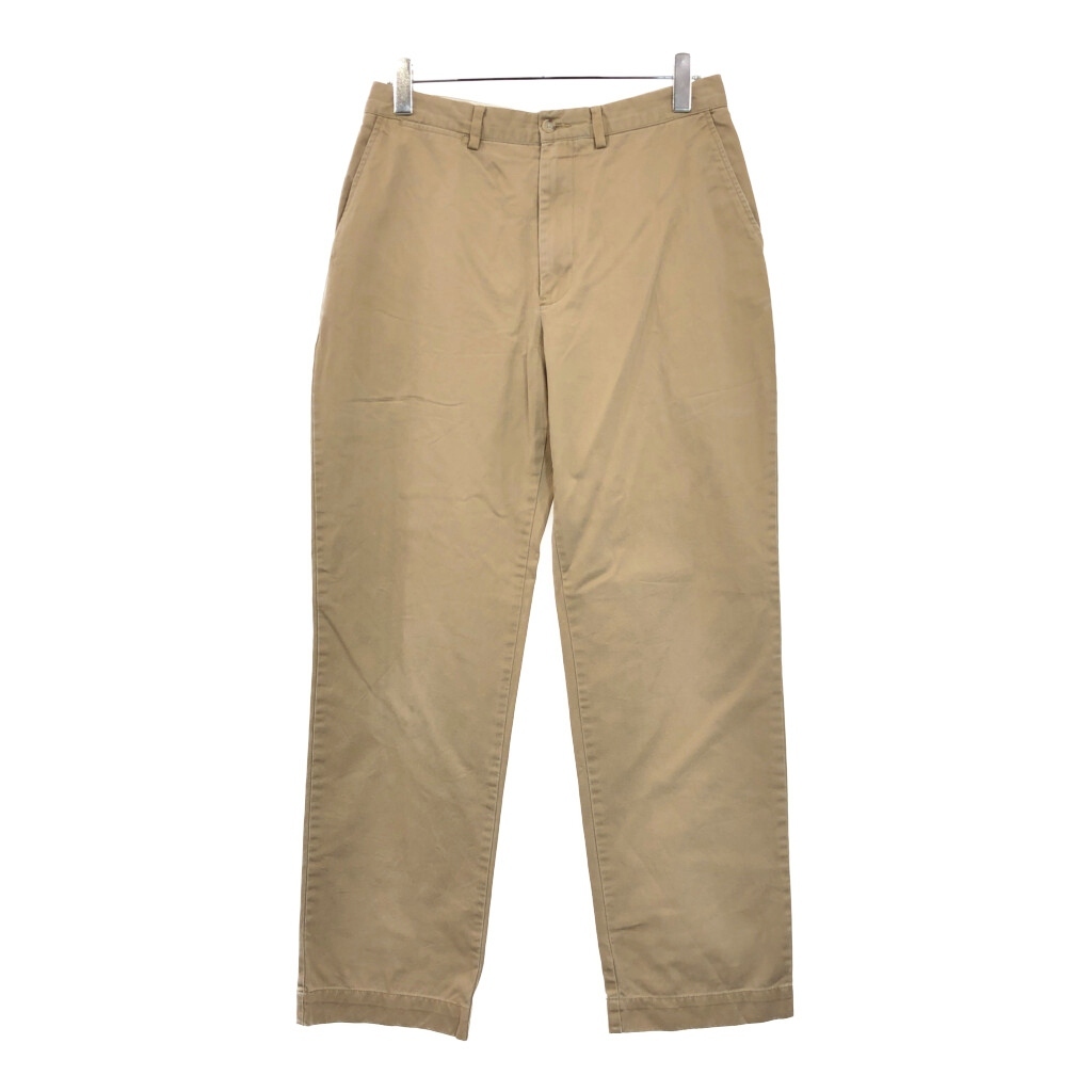 Polo by Ralph Lauren ポロ ラルフローレン 2タック チノパンツ ポロチノ ベージュ(メンズ W32 L32)中古 古着 V3773拍卖