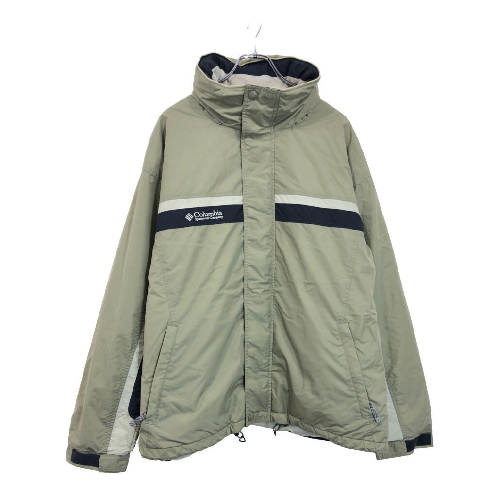 Columbia コロンビア マウンテンジャケット アウトドア カーキ(メンズ XL)中古 古着 V3959拍卖