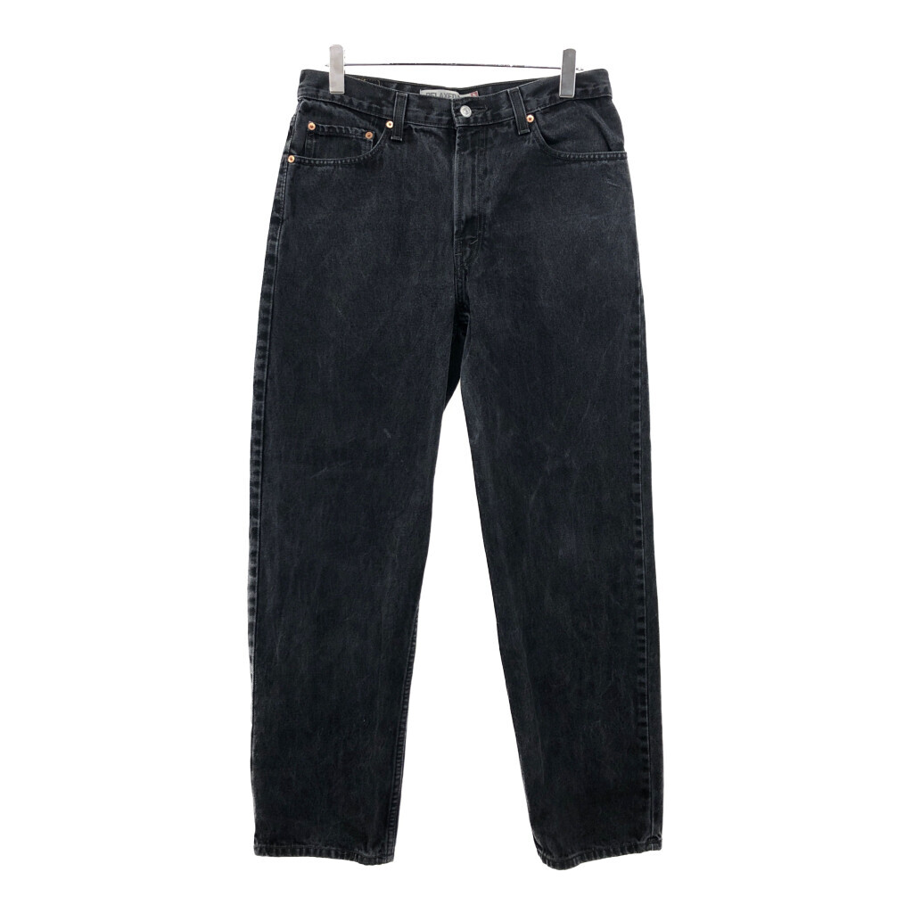 Levi's リーバイス 550 デニムパンツ ブラック(メンズ W34 L32)中古 古着 V3994拍卖