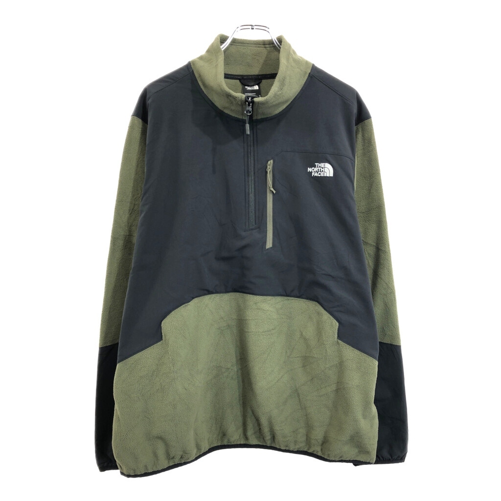 THE NORTH FACE ノースフェイス Glacier Pro グレイシャー・プロ ハーフジップ フリースジャケット アウトドア(メンズ XL)中古 古着 V2506拍卖