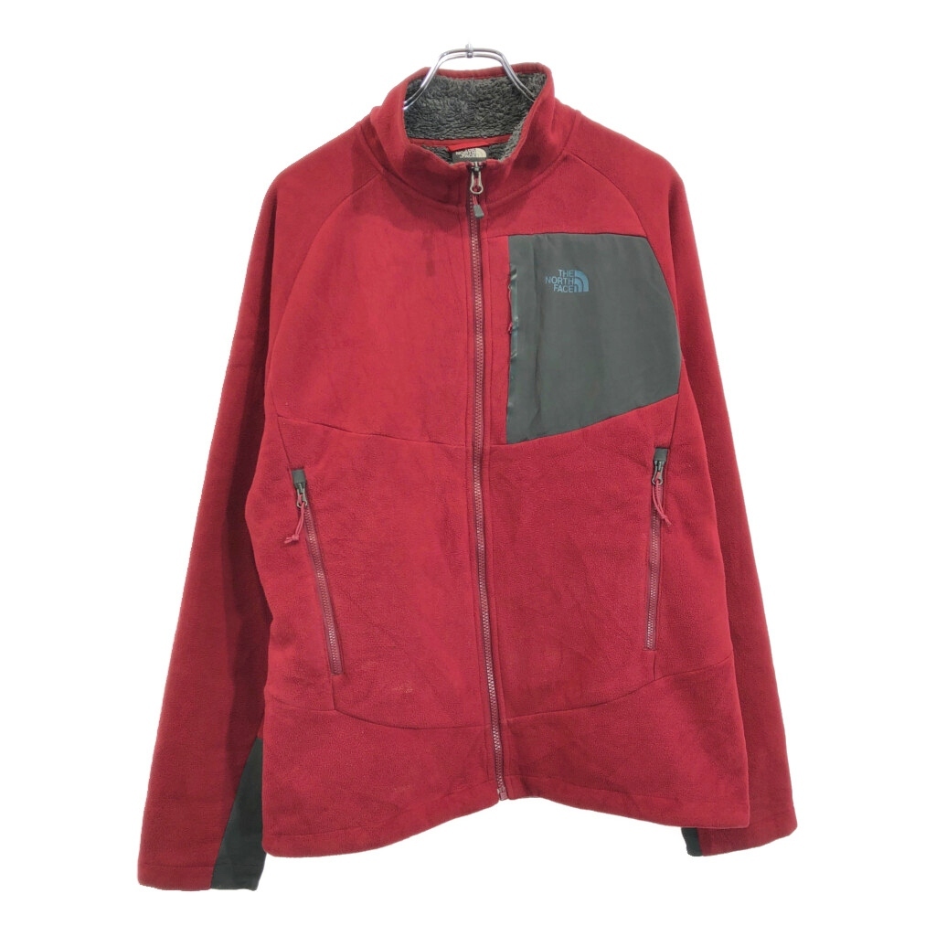 THE NORTH FACE ノースフェイス フリースジャケット アウトドア レッド(メンズ M)中古 古着 V2510拍卖