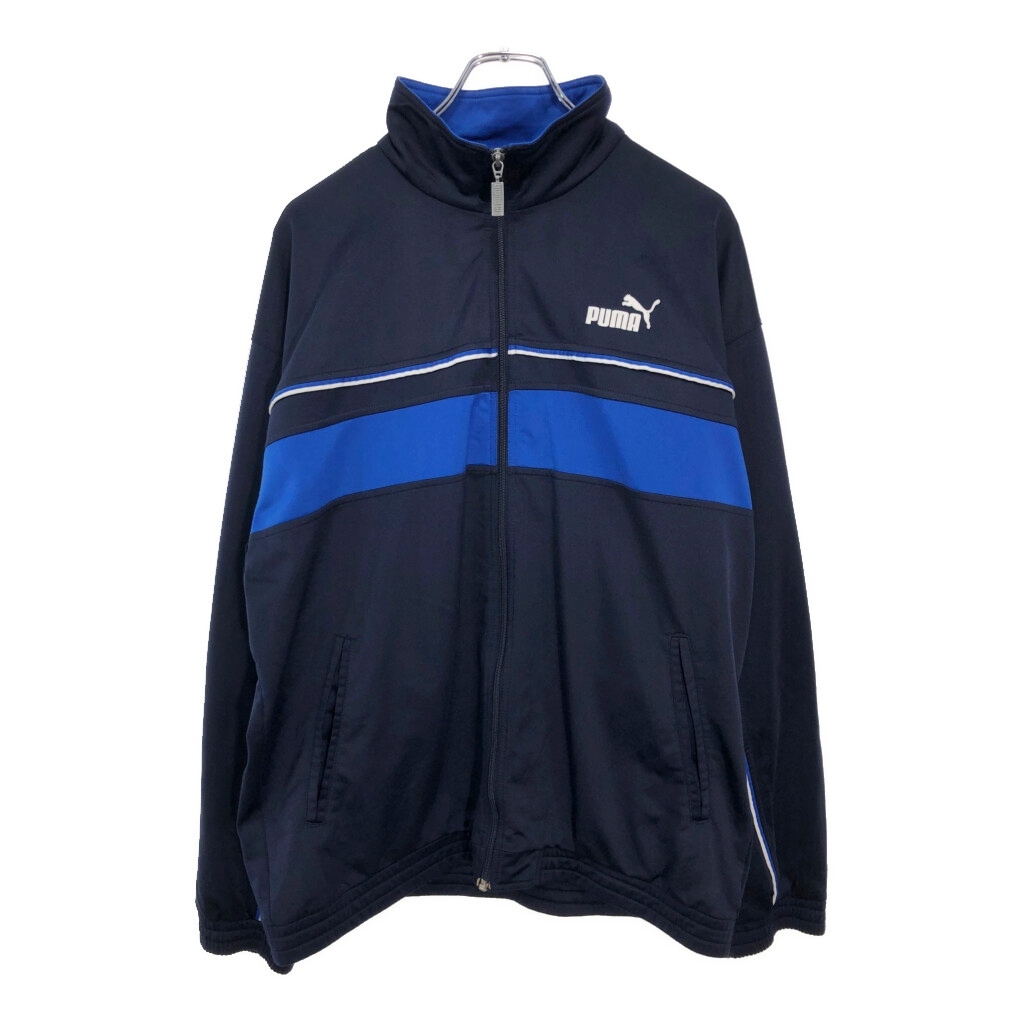 PUMA プーマ トラックジャケット スポーツ ネイビー(メンズ M)中古 古着 V2511拍卖