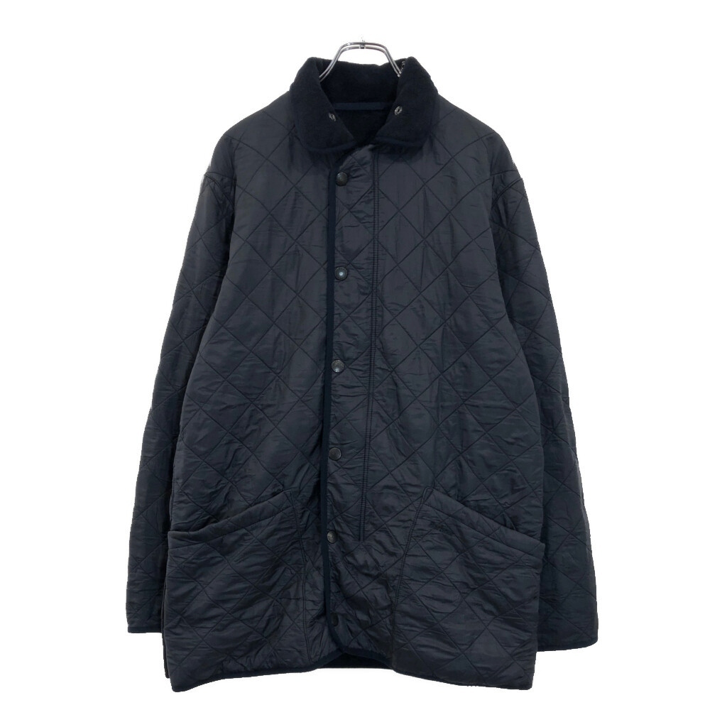 Barbour バブアー Polar Quilts ポーラーキルト キルティングジャケット ネイビー(メンズ L相当)中古 古着 v2533拍卖