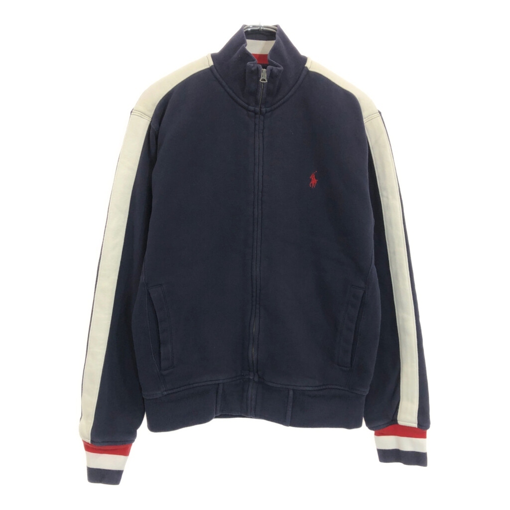 Polo by Ralph Lauren ポロ ラルフローレン フルジップ スウェット ネイビー(メンズ)中古 古着 V2846拍卖