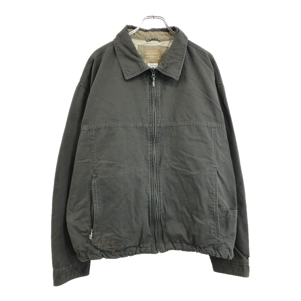 Columbia コロンビア ダック ワークジャケット アウトドア グレー(メンズ XL)中古 古着 v3810拍卖