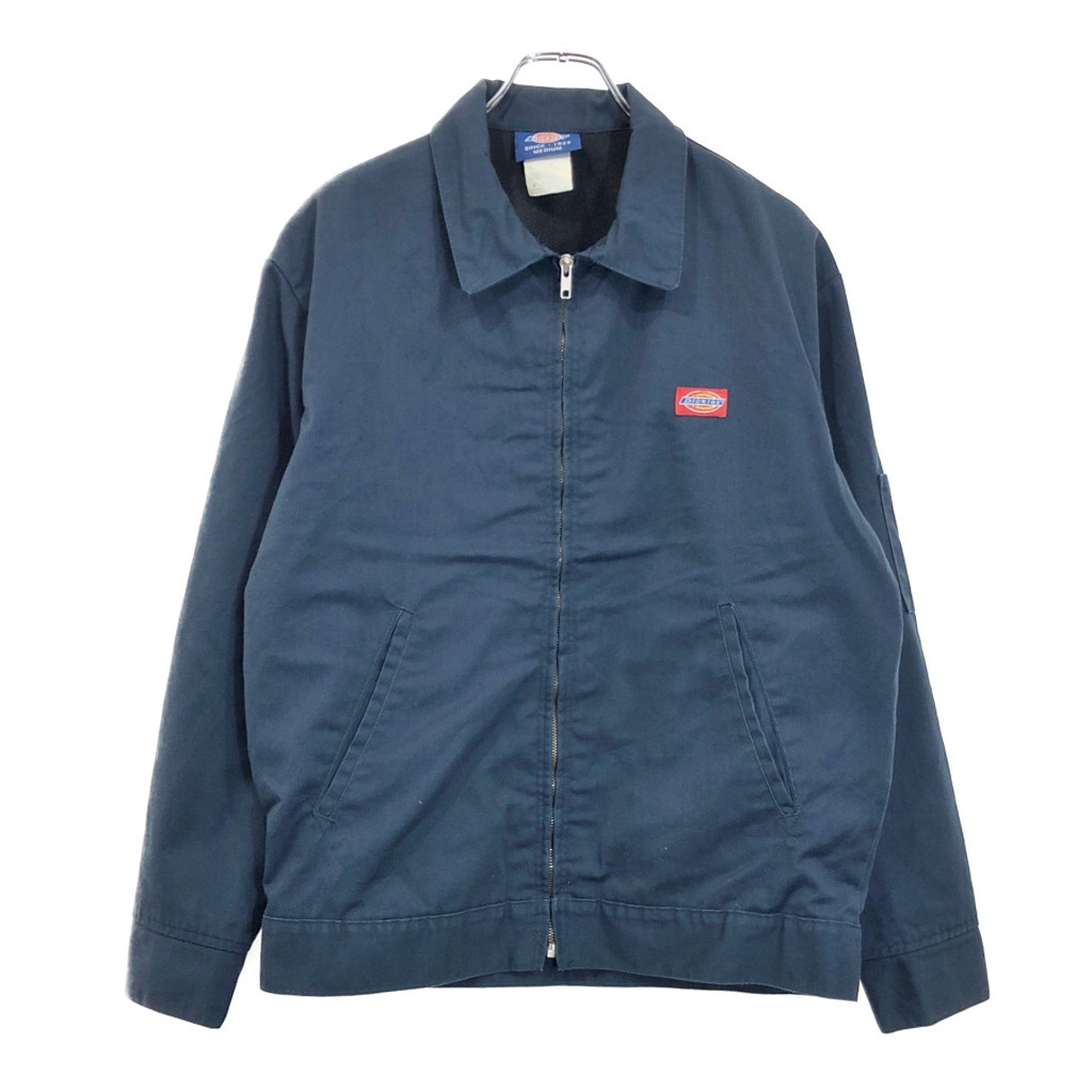 90年代 Dickies ディッキーズ ワークジャケット ネイビー(メンズ M)中古 古着 v3828拍卖