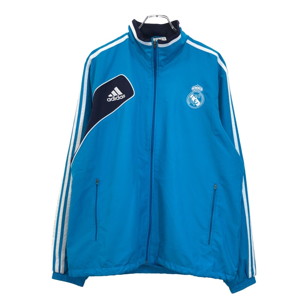 adidas アディダス レアル・マドリード トラックジャケット プロチーム サッカー ライトブルー(メンズ XO)中古 古着 v3901拍卖